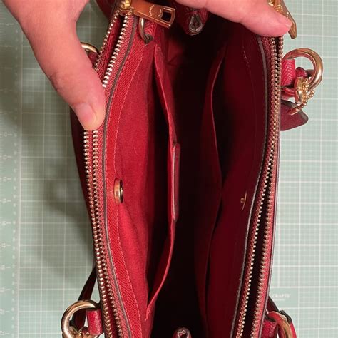 cherry red purse